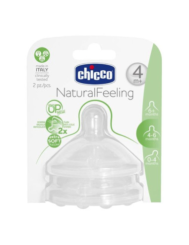 Tettarella Chicco 81035 2 NATURAL FEELING Flusso Regolabile