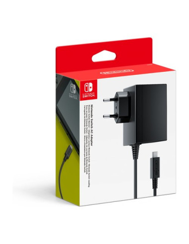 Caricabatterie Nintendo 2510666 SWITCH Ac Adapter Black