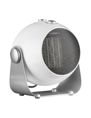 Termoventilatore Splendid 99447 CALDO Design Bianco e Silver