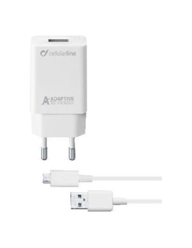 Caricabatterie Cellular Line ACHSMKIT15WMUSBW ADAPTIVE FAST CHARGER KI