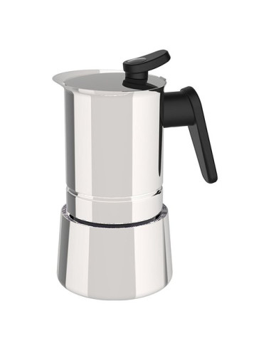 Caffettiera Pedrini 02CF038 STEEL MOKA Acciaio lucido