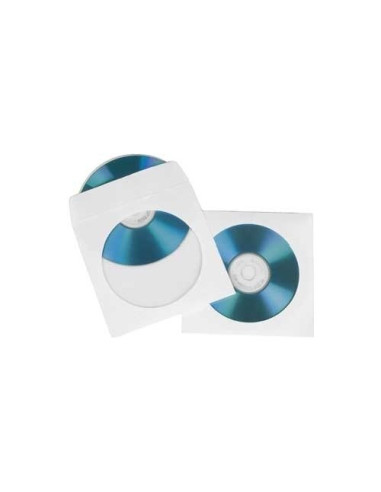 Buste proteggi CD e DVD Hama 00451179 Bianco