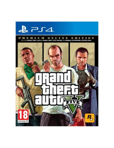 Videogioco Rockstar Games SWP40674 PLAYSTATION 4 Gta 5 Premium Online