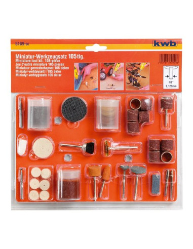 Set accessori miniutensile Kwb 510900