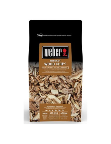 Legna affumicatura Weber 17627 WOOD CHIPS Whiskey