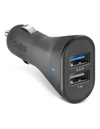 Caricabatterie accendisigari Sbs TECR2USB24AFAST CAR CHARGER 12W Dual