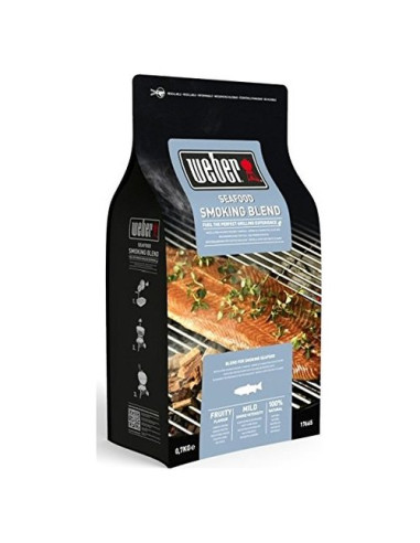 Legna affumicatura Weber 17665 WOOD CHIPS Seafood Smoking Blend