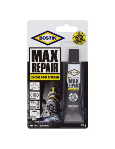 Collante Uhu Bostik 64379 Max Repair Trasparente