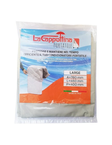 Copertura condizionatore portatile Rogi 392018 Cappottina Grigio