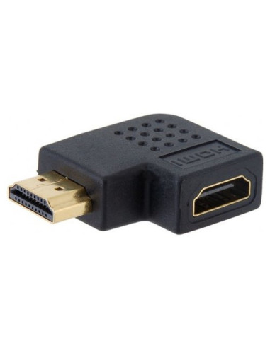 Connettore video Techly IADAP HDMI 270 Hdmi Angolato 270 Gradi Black