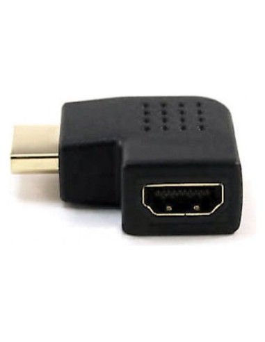 Connettore video Techly IADAP HDMI R Hdmi Maschio Femmina Angolato 90