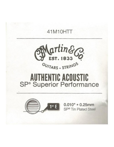 Corda chitarra acustica Martin & Co M10HTT SUPERIOR PERFOMANCE 010