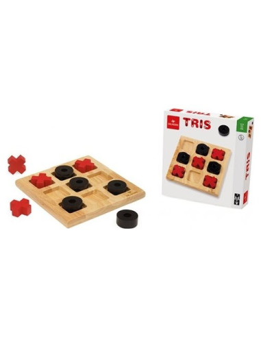 Gioco Dal Negro 54239 Tris in Legno 21X21