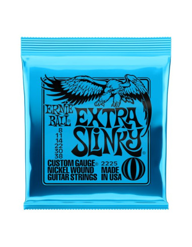 Muta corde chitarra elettrica Ernie Ball P02225 EXTRA SLINKY