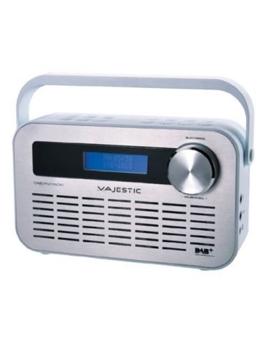 Radio Majestic 109843 Dab 843 Silver e White