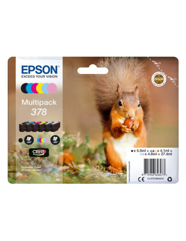 Set cartucce stampante Epson C13T37884010 CLARIA Multipack 378