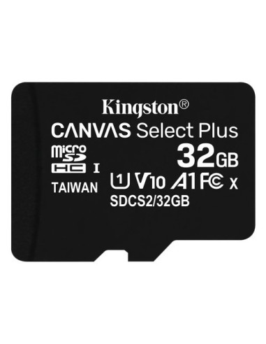 Scheda di memoria Kingston SDCS2 32GB CANVAS SELECT PLUS Black