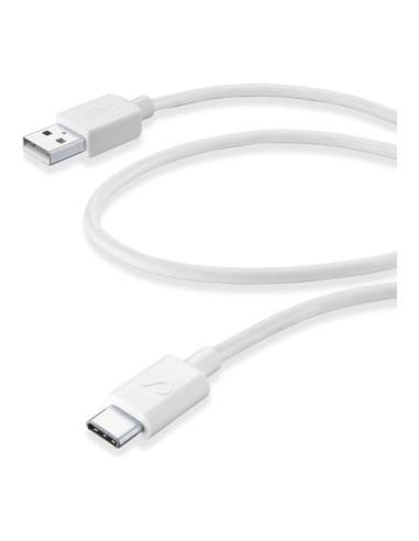 Cavo USB C Cellular Line USBDATA06USBCW POWER CABLE Medium Bianco