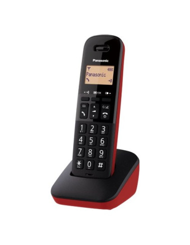 Cordless Panasonic KX TGB610JTR Dect Black e Red