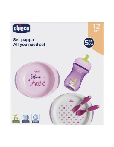 Set pappa Chicco 162011 Rosa