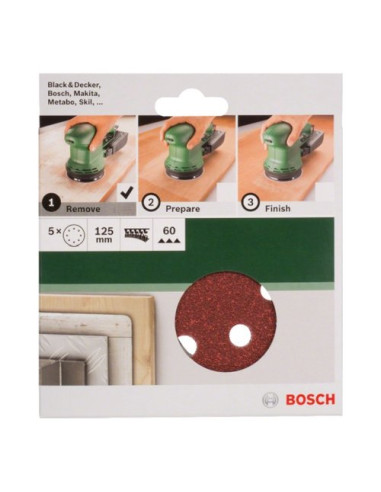 Set dischi abrasivi levigatrice Bosch 2609256A23