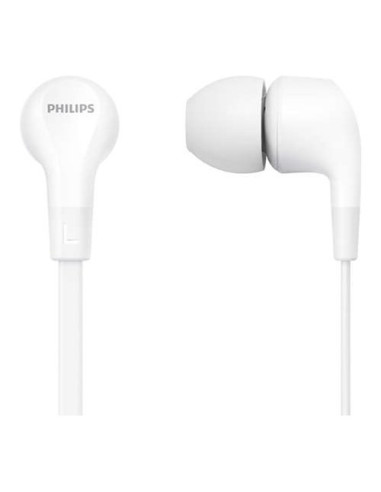 Auricolari microfono filo Philips TAE1105WT 00 White