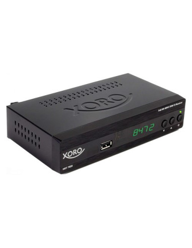 Decoder Xoro HRT 7622 Dvb T2 Hevc 10 Bit Black