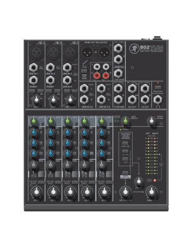 Mixer disc jockey Mackie 802VLZ4 VLZ4 SERIES Black