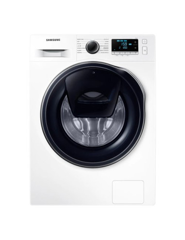 Lavatrice Samsung WW8NK62E0RW ADDWASH Slim Bianco e Nero