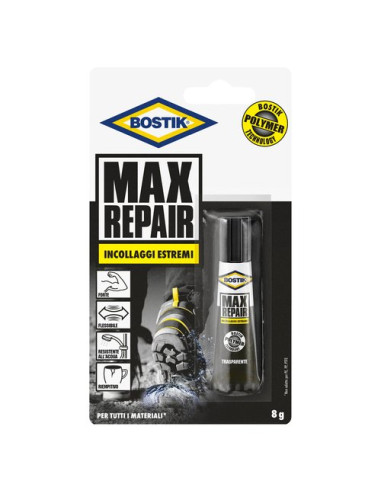 Collante Uhu Bostik 64453 Max Repair Trasparente