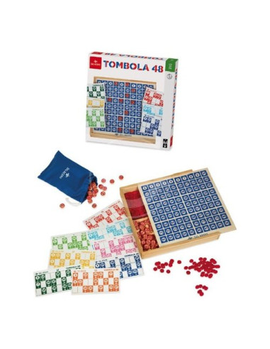 Gioco Dal Negro 55757 Tombola 48 Cartelle Legno