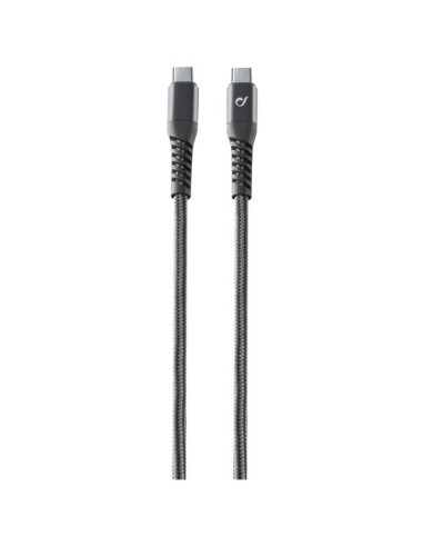 Cavo USB C Cellular Line TETRACABC2C1MK TETRAFORCE CABLE Strong Black