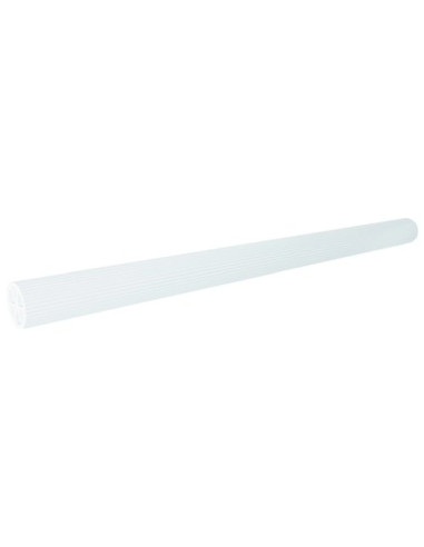 Tubo per corrimano K Design EH 40F RX Rigato Bianco