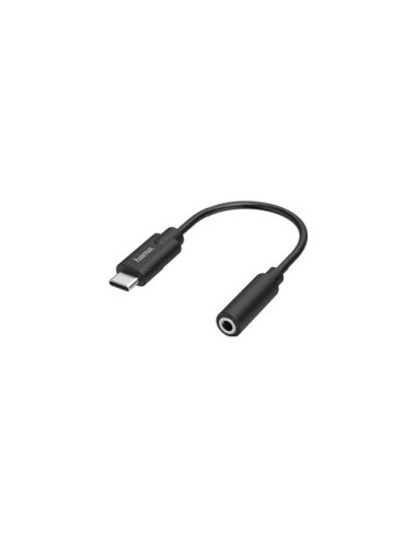 Connettore computer Hama 00200318 Usb Type C a Jack 3.5 Mm Black