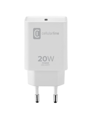 Caricabatterie Cellular Line ACHIPHUSBCPD20WW CHARGER 20W Power Delive