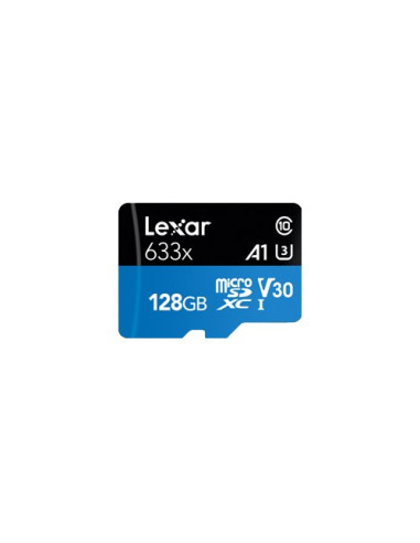 Scheda di memoria Lexar LSDMI128BB633A HIGH PERFOMANCE 633X Black e Bl