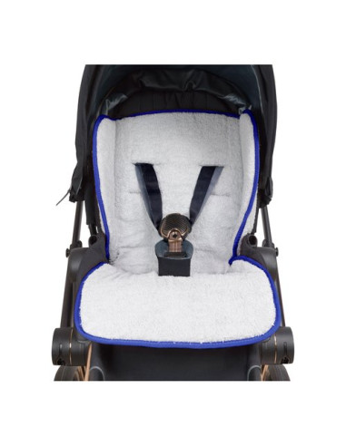 Materassino passeggino Baby Idea 3093B Grigio e Blu