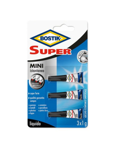 Collante Uhu Bostik D2743 Super Rapid Trasparente