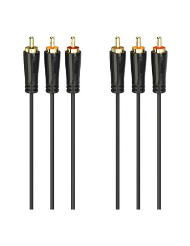 Cavo adattatore Hama 00205150 Audio Rca Rca Nero