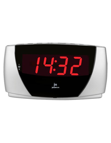 Sveglia Lowell JE5111S JUSTAMINUTE Con funzione snooze Silver