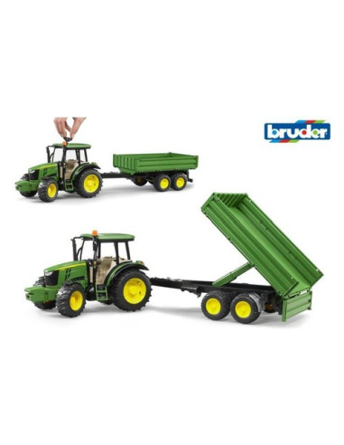 Trattore con Rimorchio Bruder 02108 JOHN DEERE