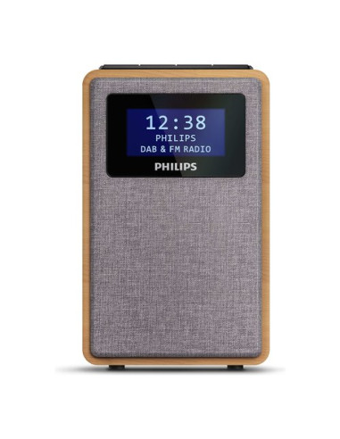 Radio Philips TAR5005 10 Dab+ Legno e Silver