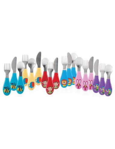 Set posate infanzia Nuby NV0501003 Assortito