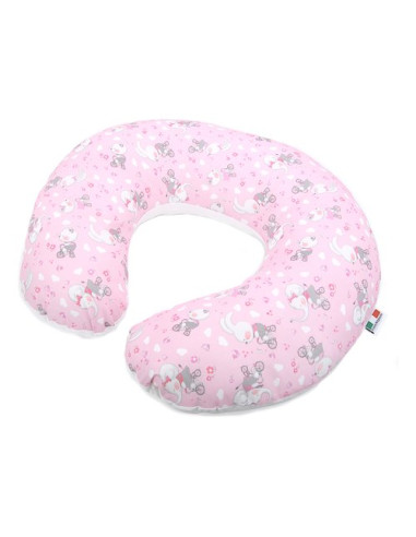 Cuscino allattamento Baby Idea 5802ERS KIKKA Elefanti rosa