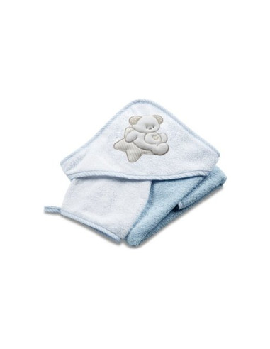 Set asciugamani Italbaby 050 4150 372 SWEET Azzurro