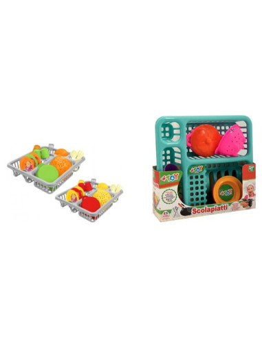 Playset Scolapiatti con accessori Globo 40380 W’TOY Assortito