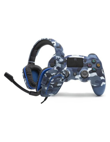 Gamepad Xtreme 90432 PLAYSTATION 4 Set Accessori Ice camo blue