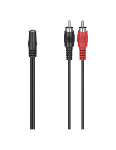 Cavo Jack 3.5 Hama 00205186 Rca Plugs Nero