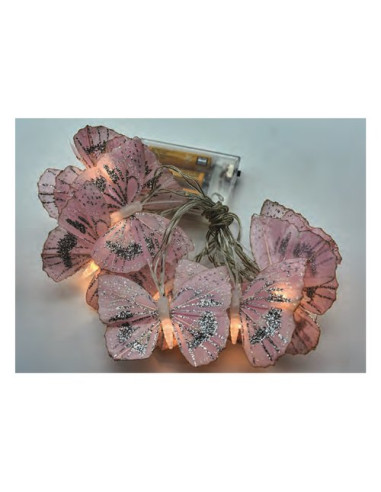 Filo Pre Qu' Italia D2685 NATALE Farfalle Rosa