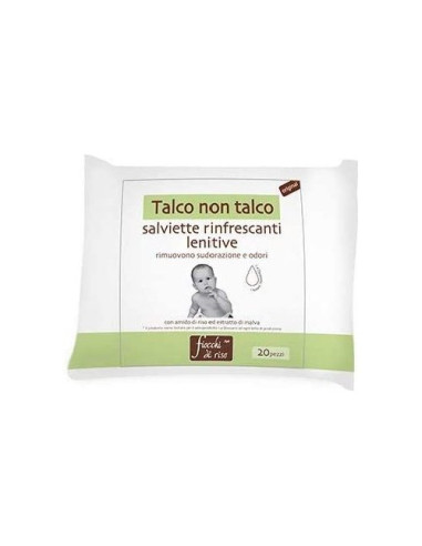 Set salviette detergenti Fiocchi di Riso 95102 Neonato Talco Non Talco